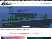 Tablet Screenshot of mefjordbrygge.no